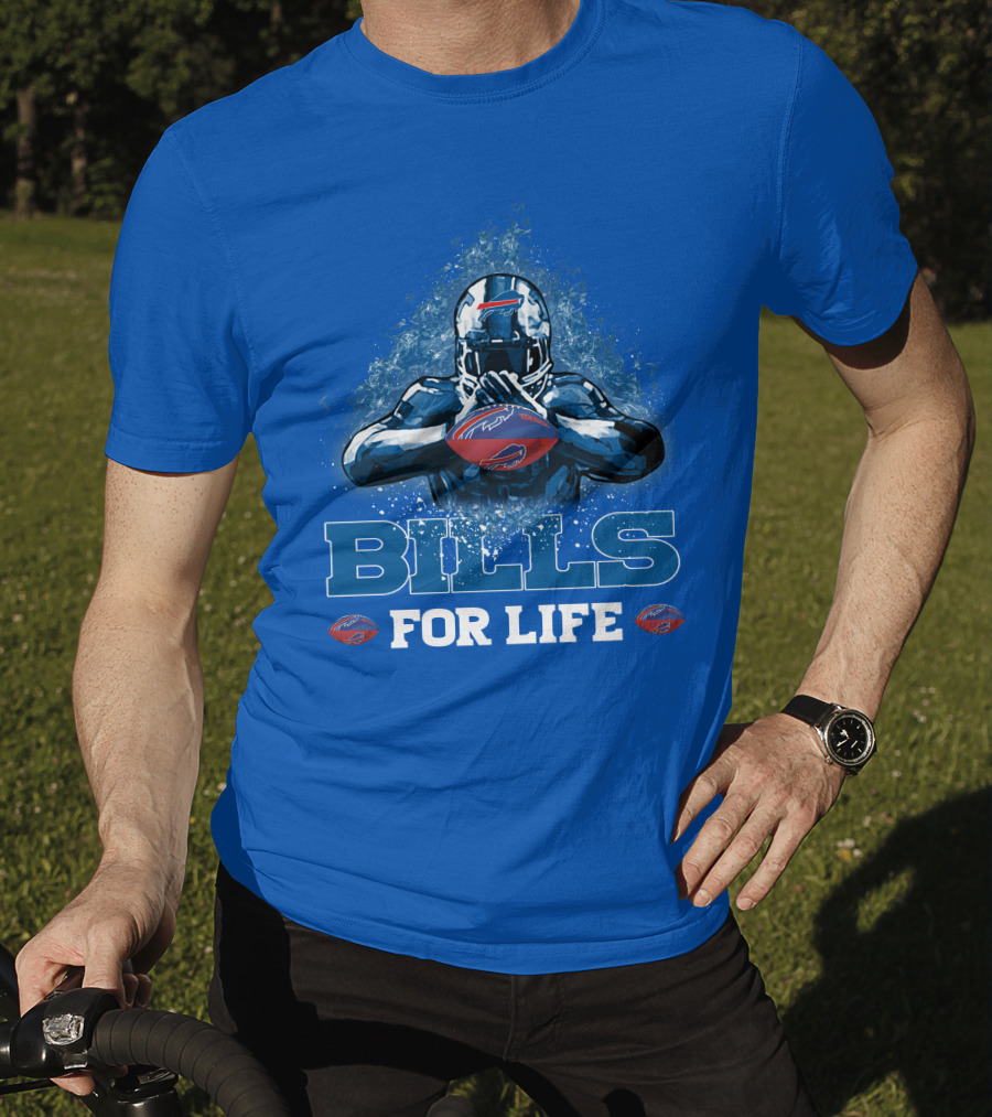 Bills For Life Buffalo Bills Fan Spirit T-Shirt