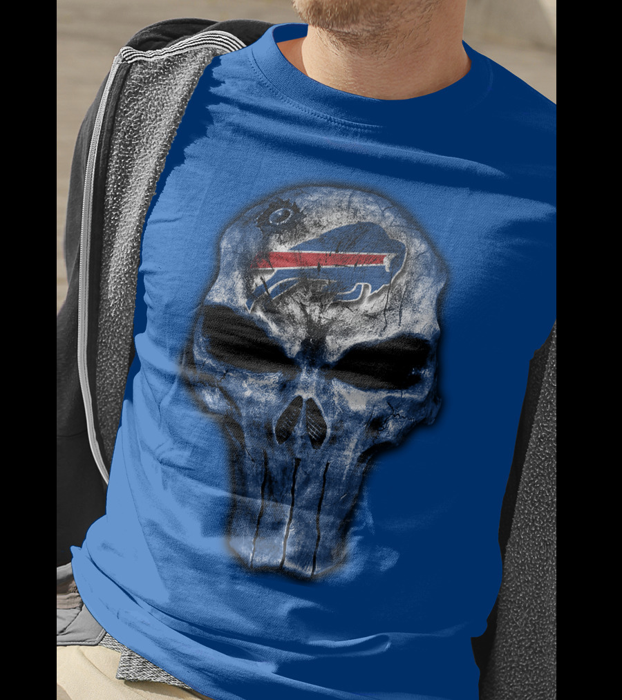 Buffalo Bills Skull Icon T-Shirt