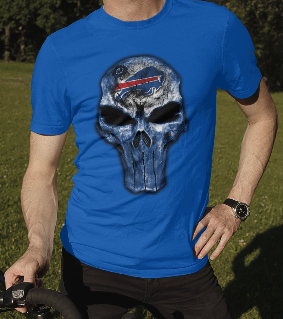 Buffalo Bills Skull Icon T-Shirt
