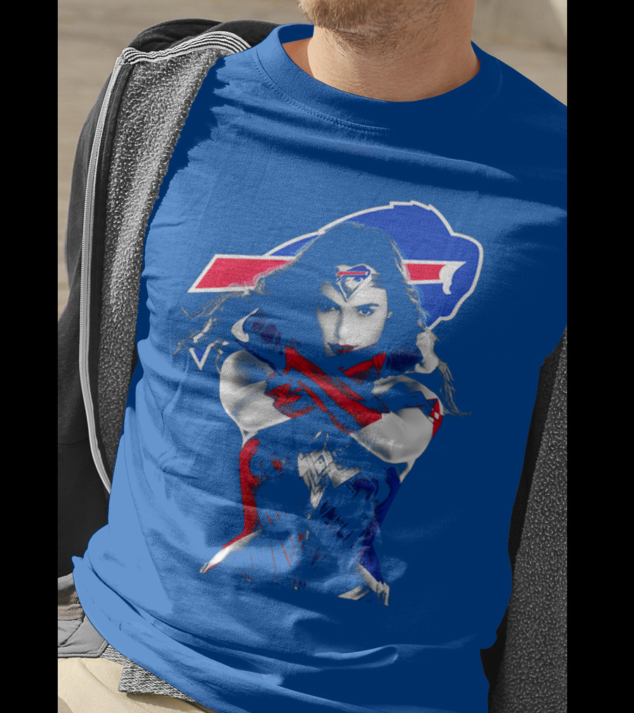 Buffalo Bills Wonder Woman Crossover T-Shirt