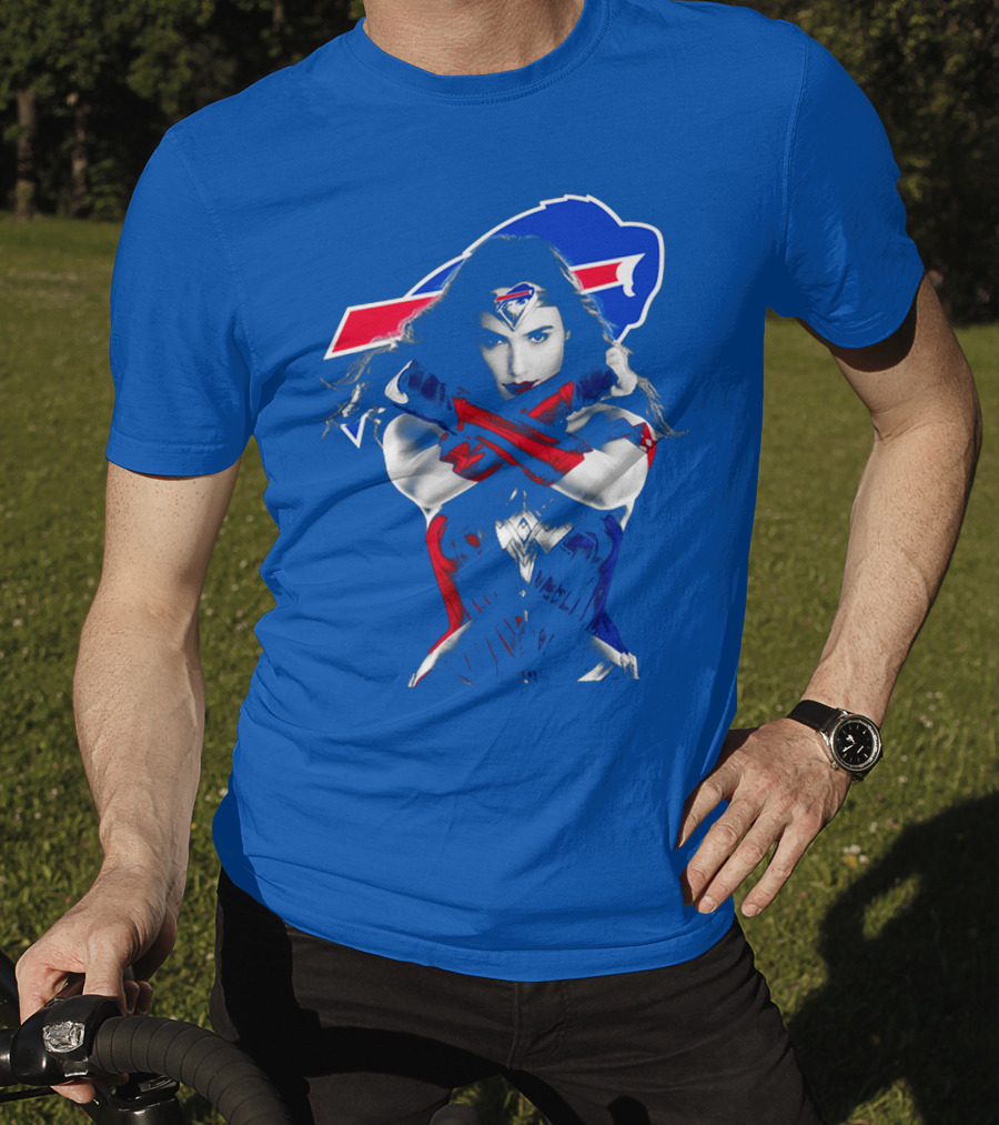 Buffalo Bills Wonder Woman Crossover T-Shirt
