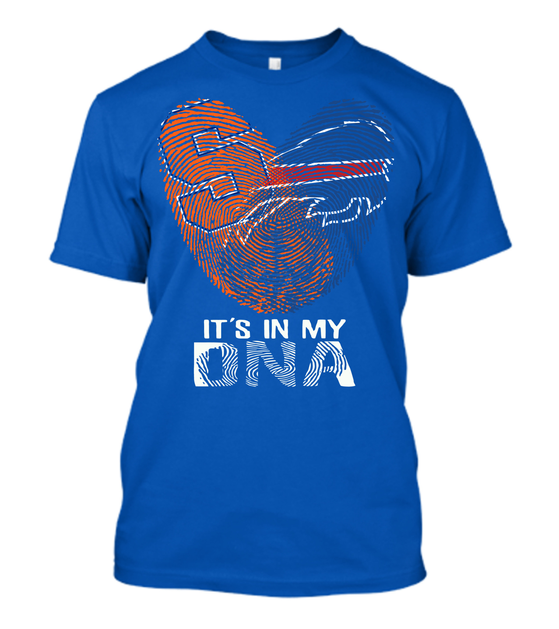 Buffalo Bills It's In My Dna Fingerprint Heart T-Shirt