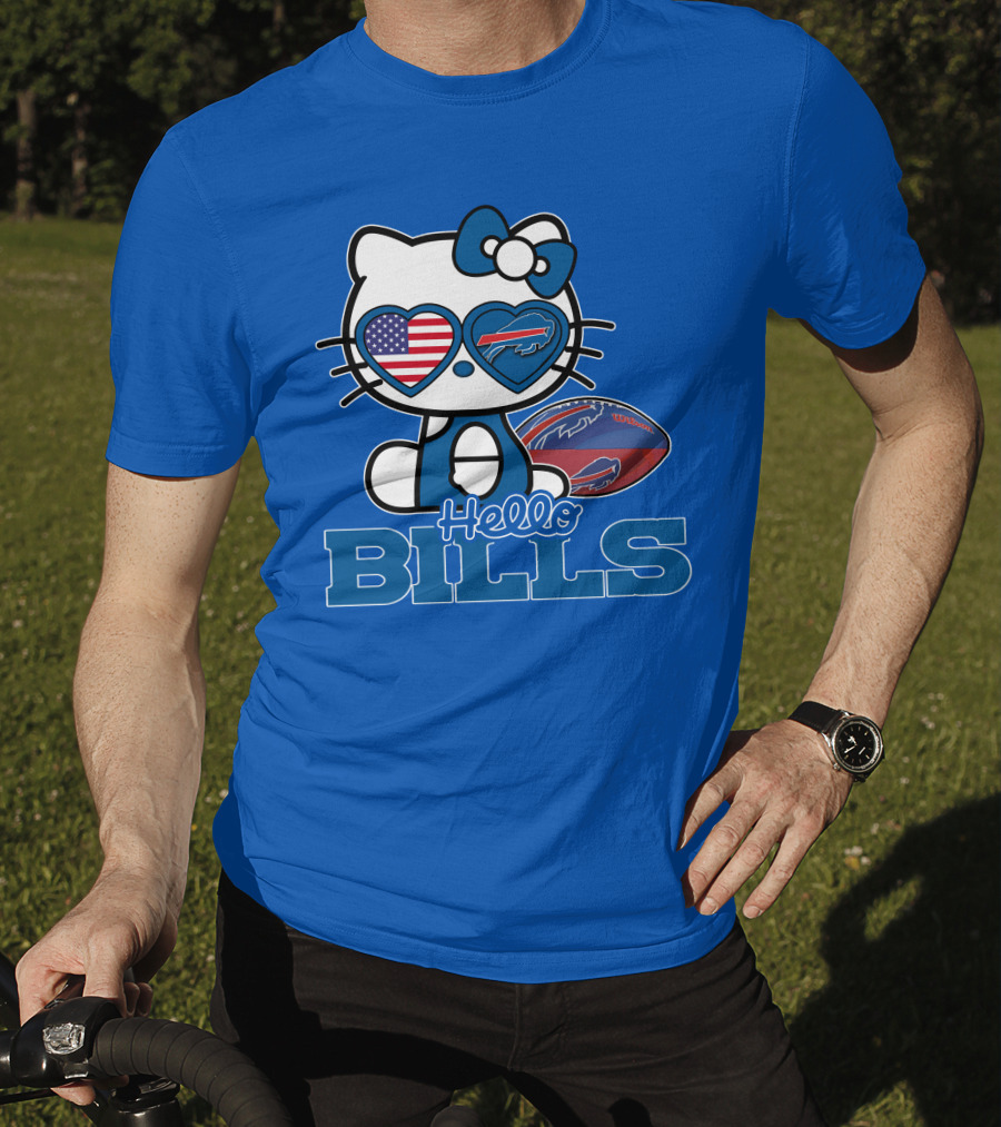 Hello Bills Buffalo American Football Kitty T-Shirt