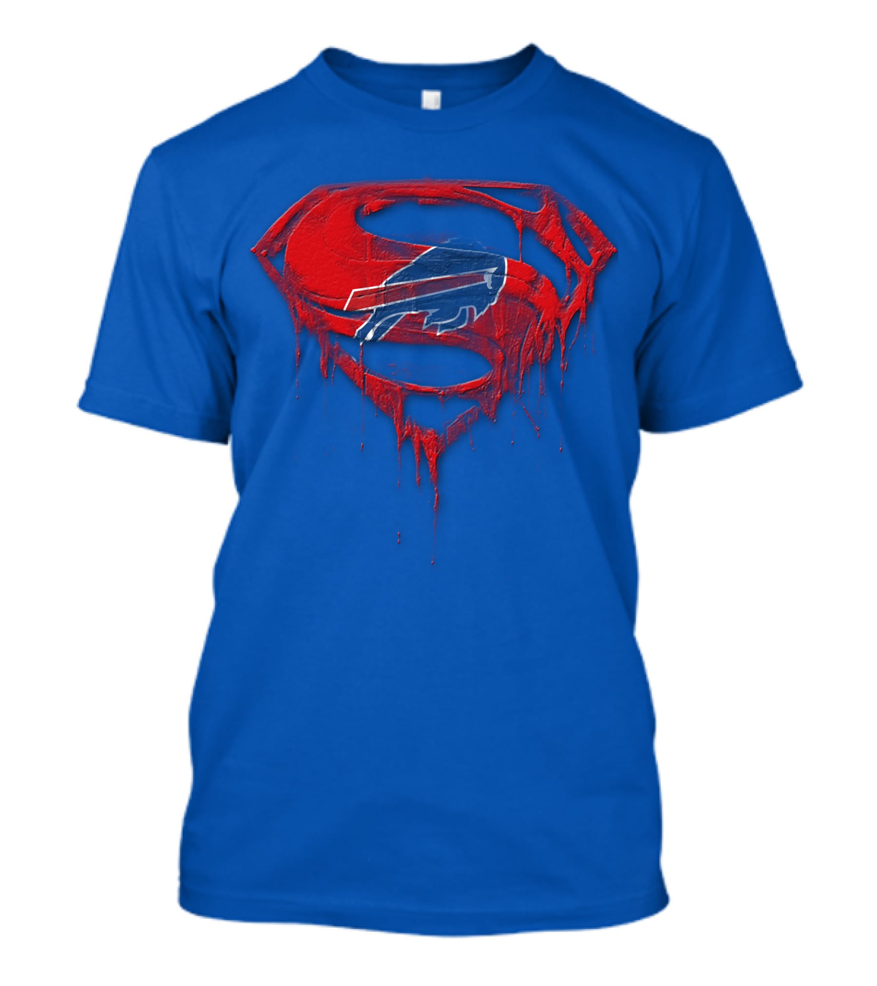 Buffalo Bills Superman Logo Fusion T-Shirt