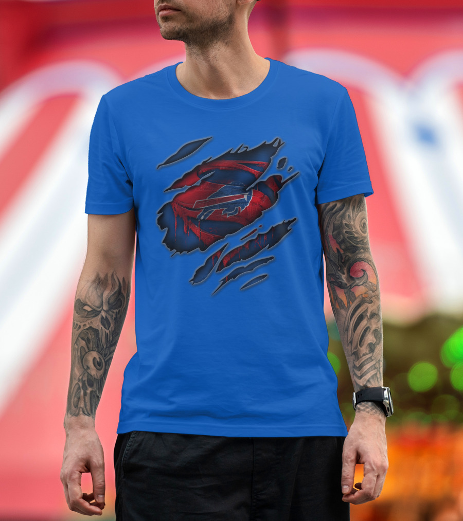 Buffalo Bills Logo Claw Design 81 T-Shirt