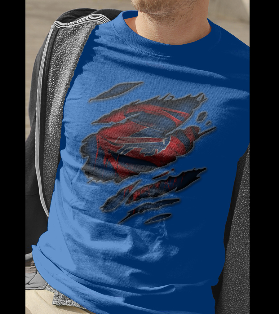 Buffalo Bills Logo Claw Design 81 T-Shirt