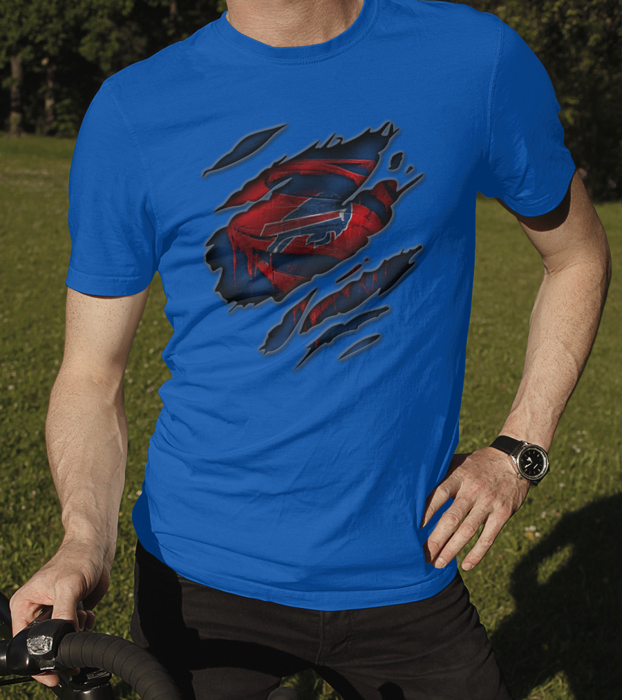 Buffalo Bills Logo Claw Design 81 T-Shirt