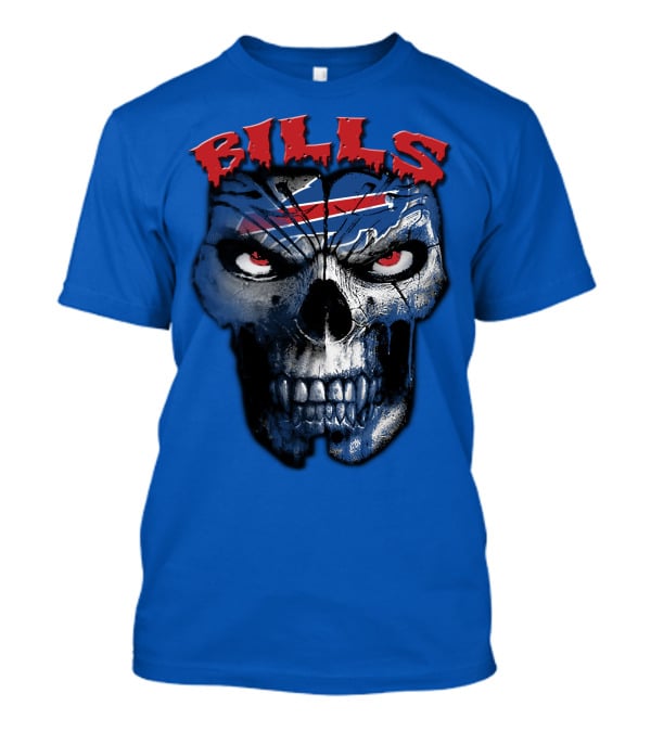 Buffalo Bills Skull Logo T-Shirt