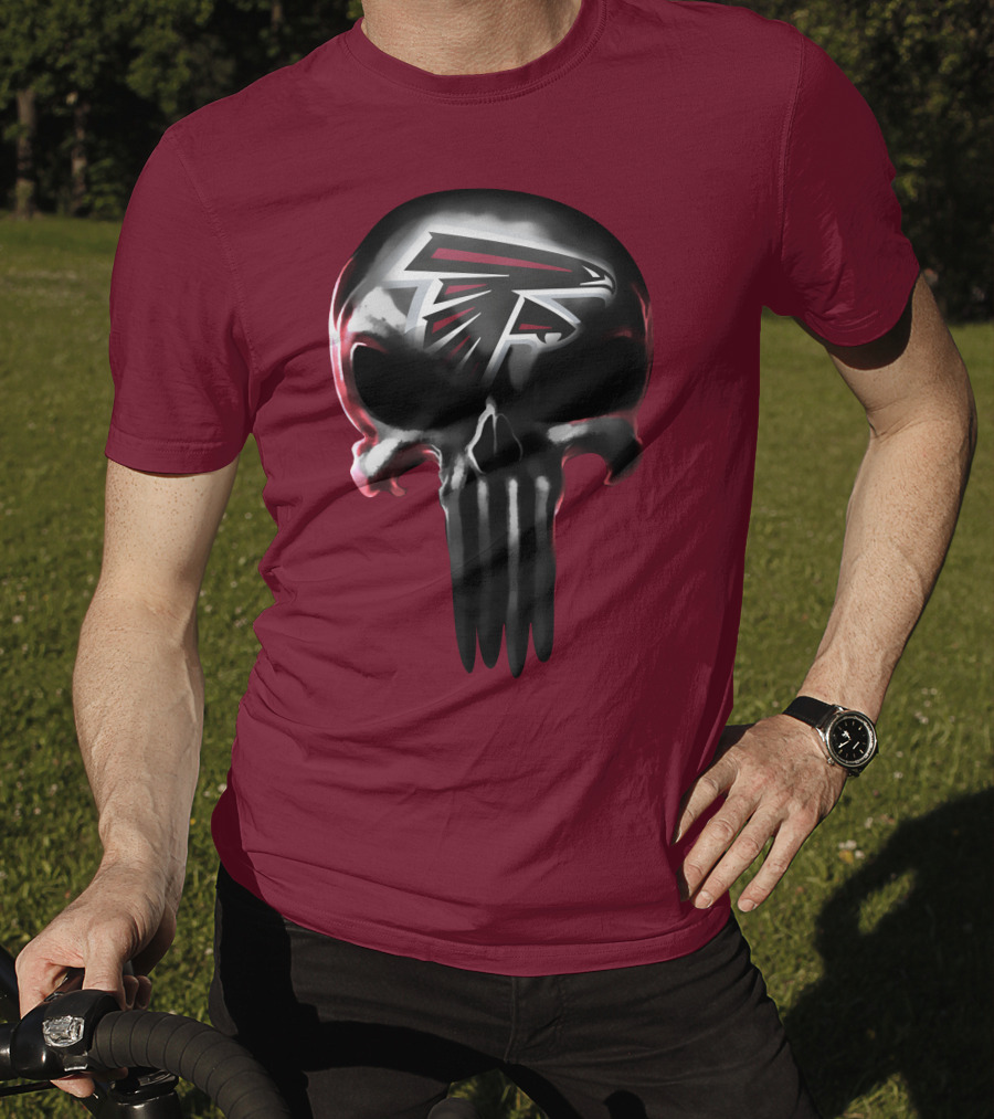 Atlanta Falcons Skull Logo T-Shirt