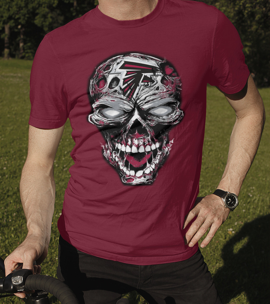 Atlanta Falcons Skull T-Shirt
