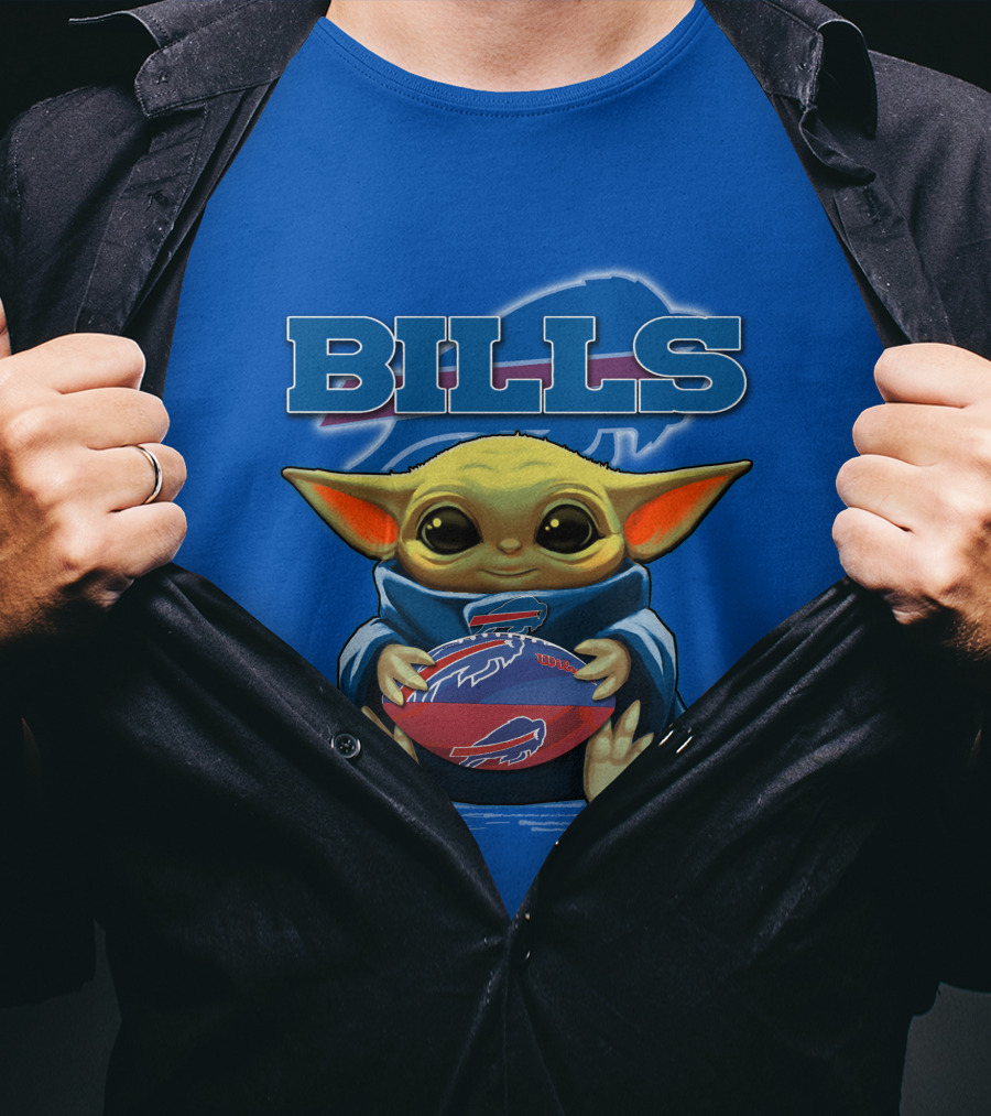 Buffalo Bills Yoda Football T-Shirt
