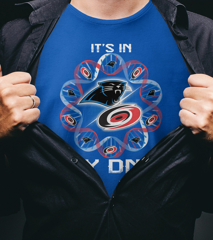 Carolina Panthers And Hurricanes It's In My Dna T-Shirt