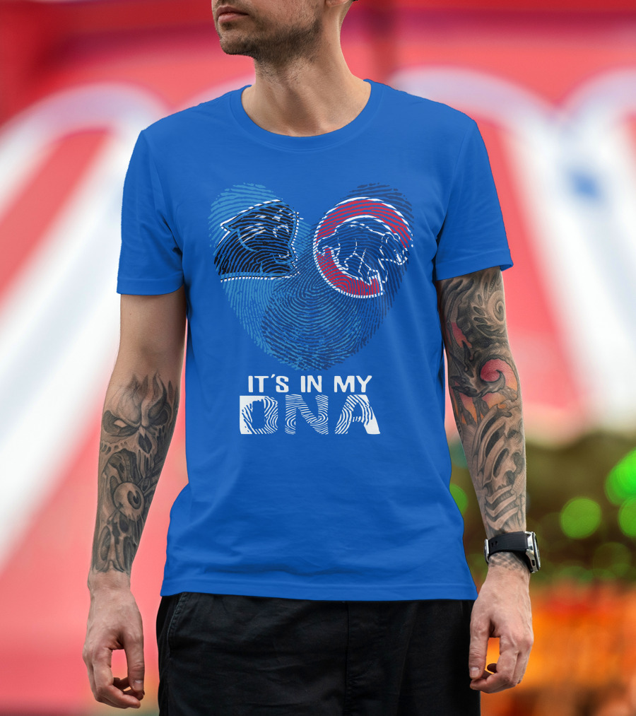 Carolina Panthers Buffalo Bills It's In My Dna T-Shirt