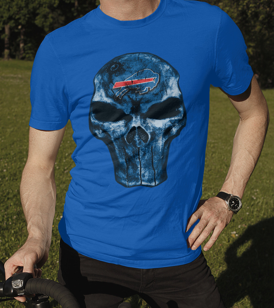 Buffalo Bills Skull Fan T-Shirt