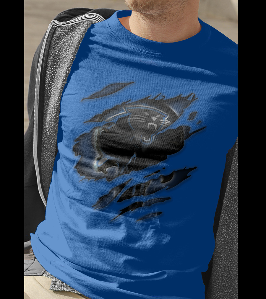 Carolina Panthers 49 Claw Mark T-Shirt