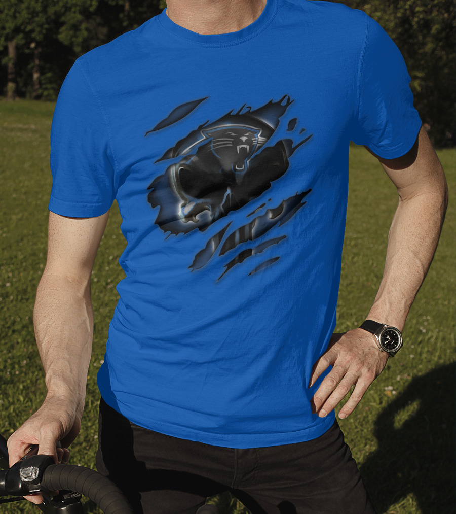 Carolina Panthers 49 Claw Mark T-Shirt
