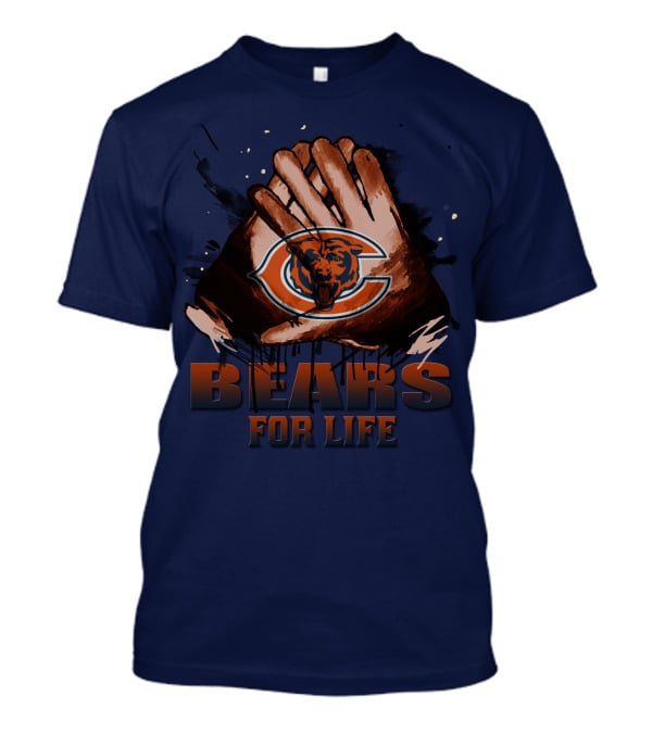 Chicago Bears For Life Logo T-Shirt