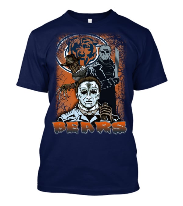 Chicago Bears Horror Icons Bear T-Shirt