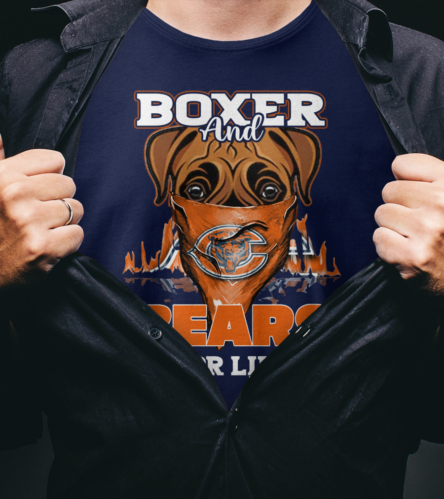 Boxer And Bears For Life Chicago T-Shirt