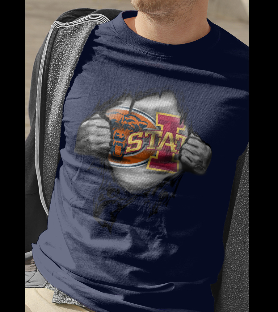 Chicago Bears Iowa State Cyclones T-Shirt