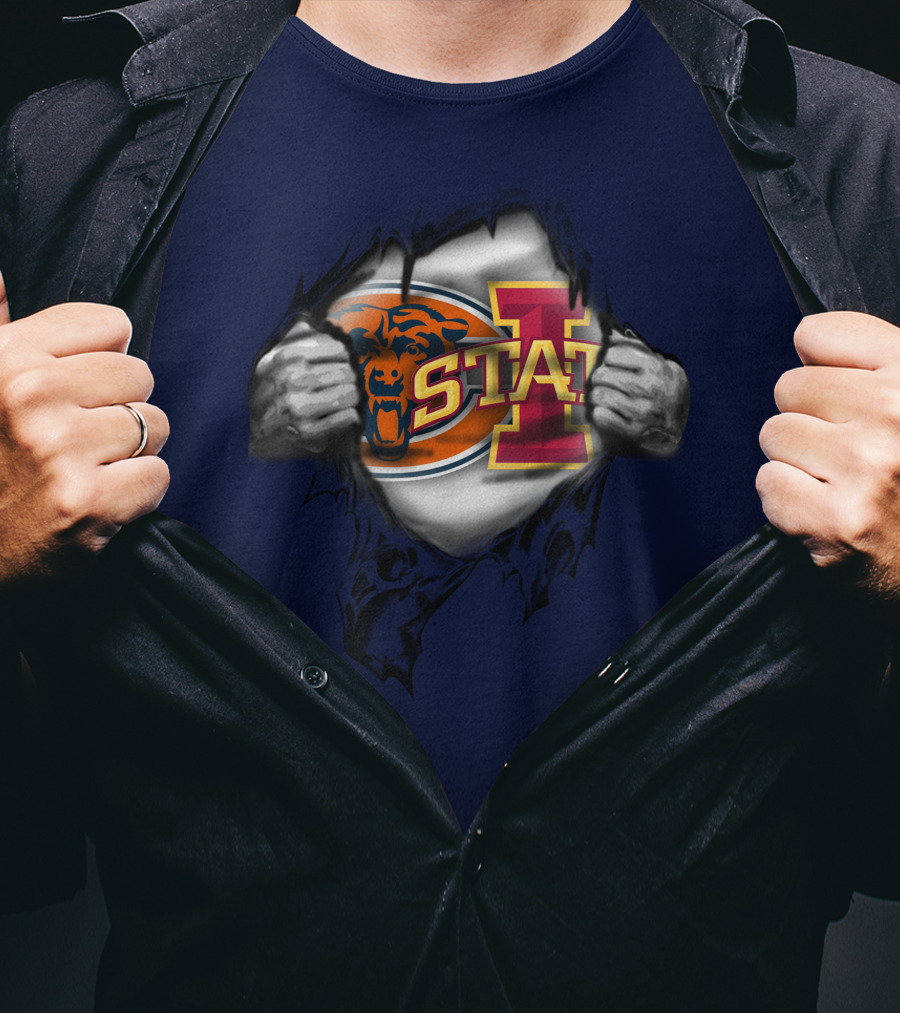 Chicago Bears Iowa State Cyclones T-Shirt