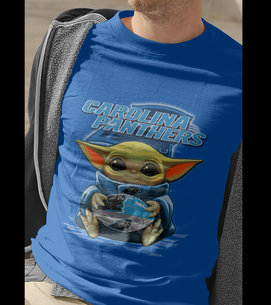 Carolina Panthers Yoda Football Fan T-Shirt