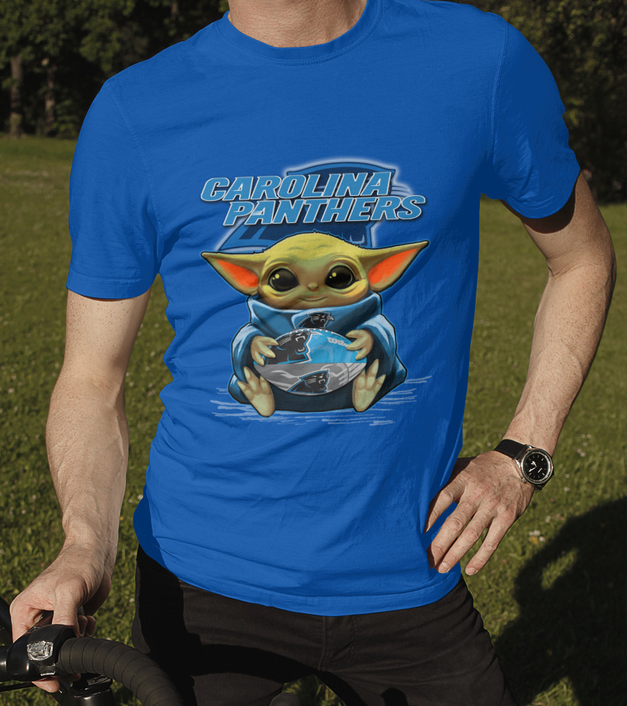 Carolina Panthers Yoda Football Fan T-Shirt