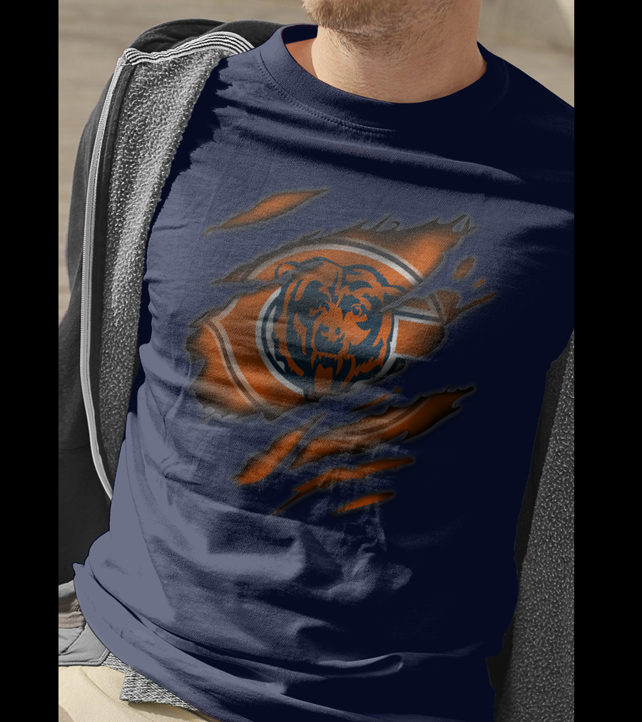 Chicago Bears 42 Claw Scratches T-Shirt