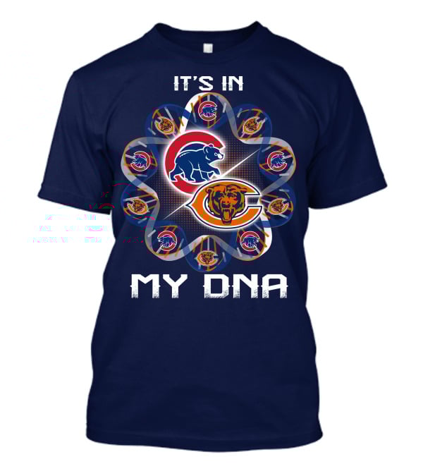 It's In My Dna Chicago Bears Logos T-Shirt