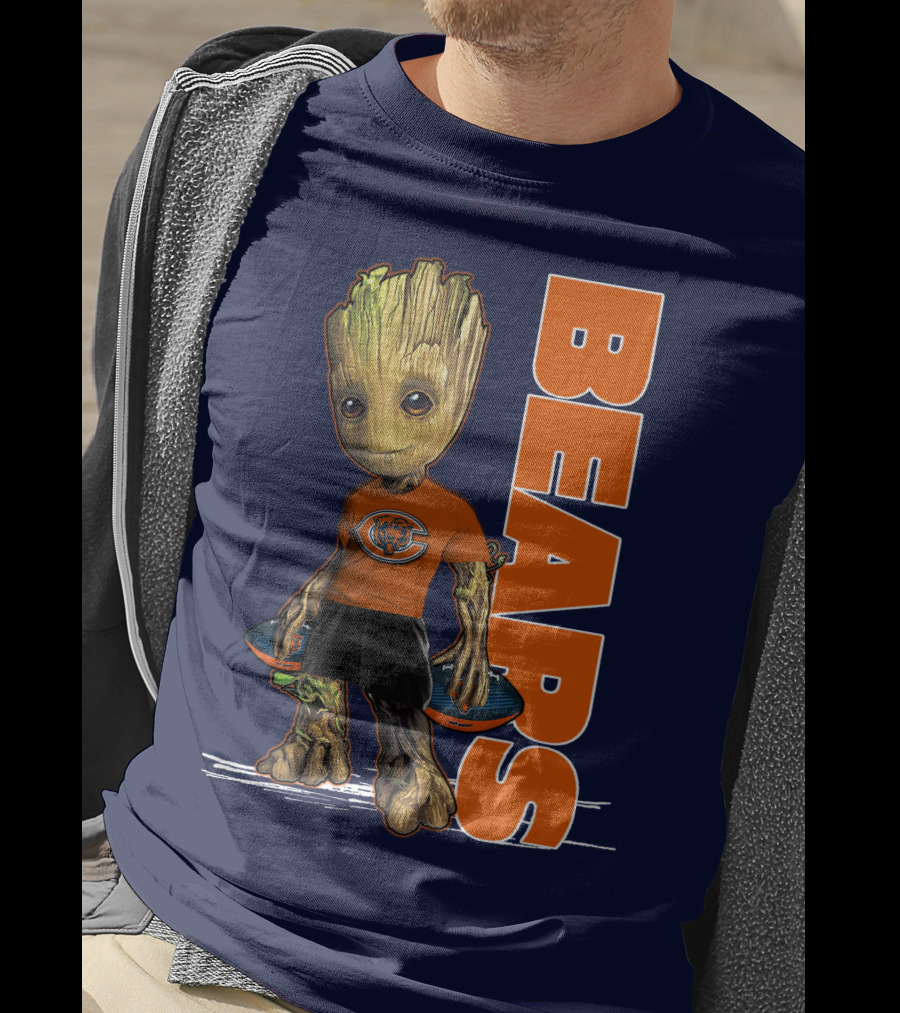 Groot Bears Chicago Nfl Football Fan T-Shirt
