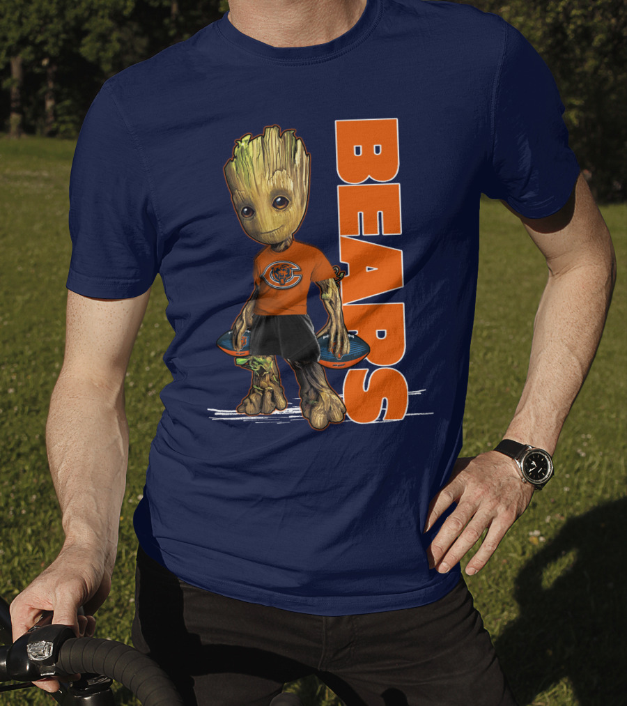 Groot Bears Chicago Nfl Football Fan T-Shirt