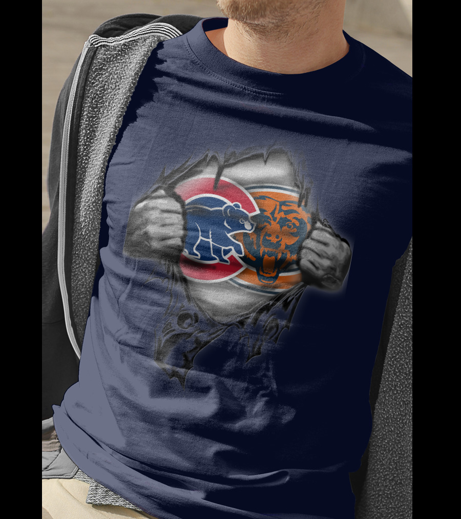 Chicago Bears Cubs Fusion 61 T-Shirt