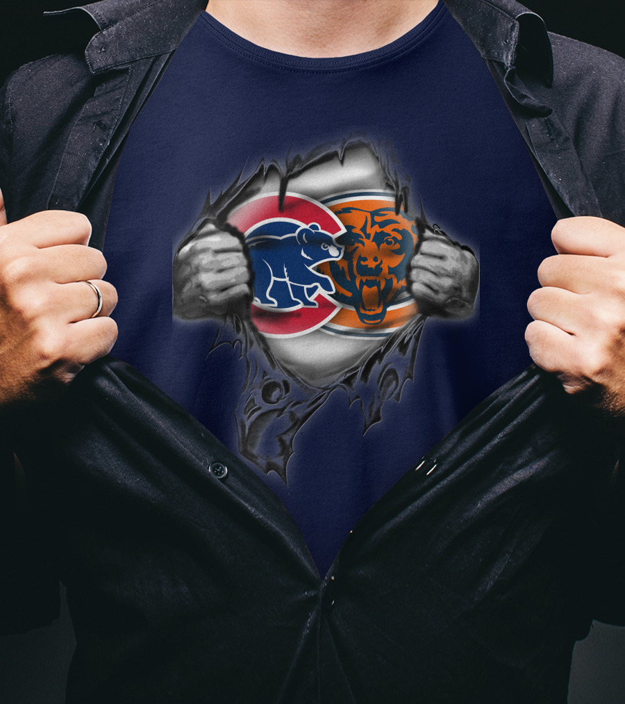 Chicago Bears Cubs Fusion 61 T-Shirt