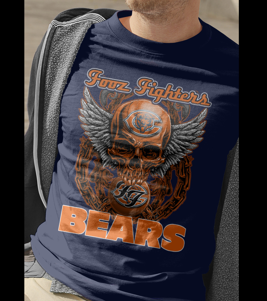 Fooz Fighters Chicago Bears T-Shirt