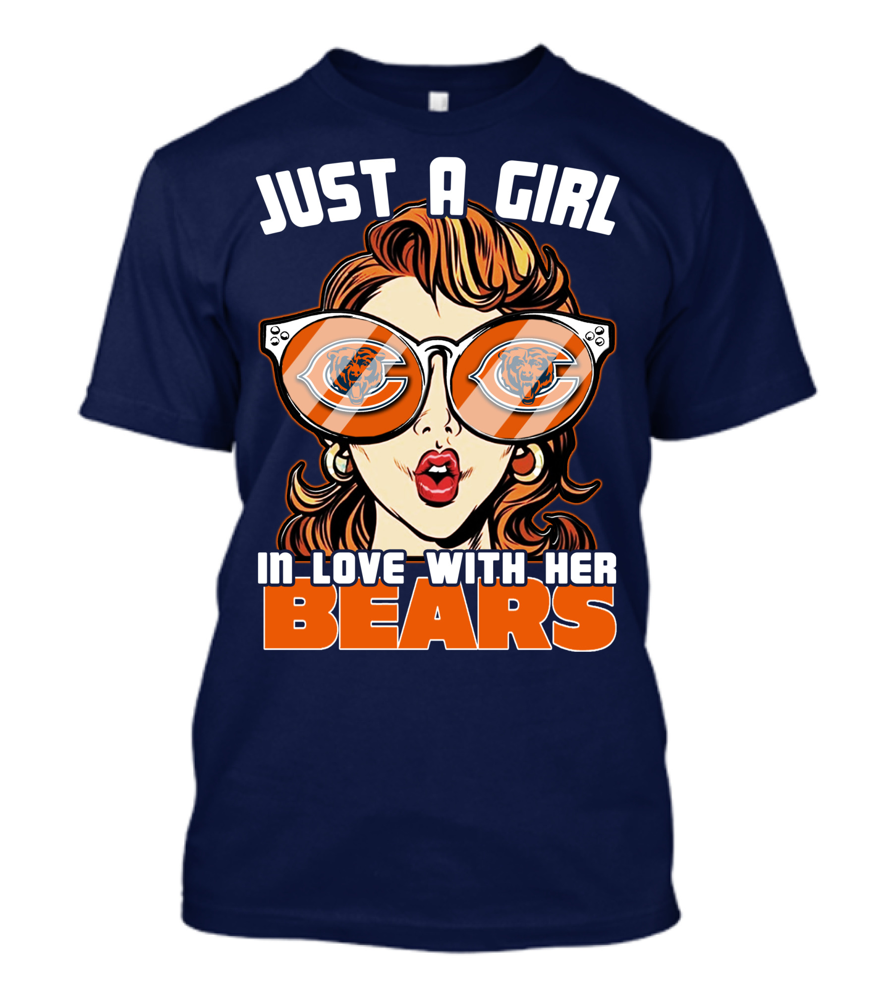 Just A Girl In Love With Her Chicago Bears T-Shirt