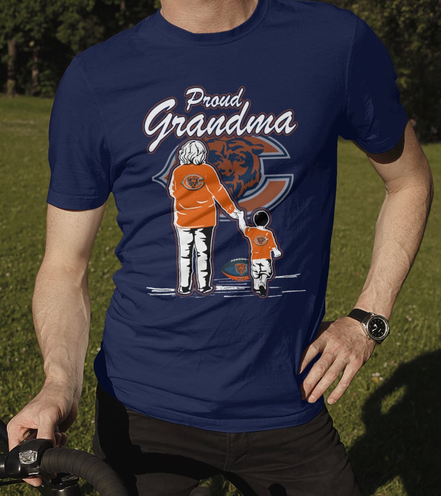 Proud Grandma Chicago Bears Family Spirit T-Shirt