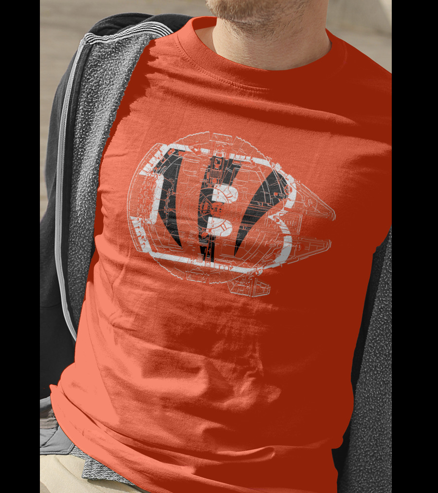 Cincinnati Bengals Millennium Falcon T-Shirt
