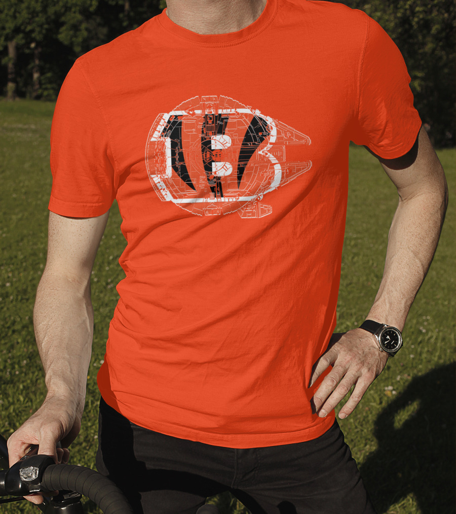 Cincinnati Bengals Millennium Falcon T-Shirt