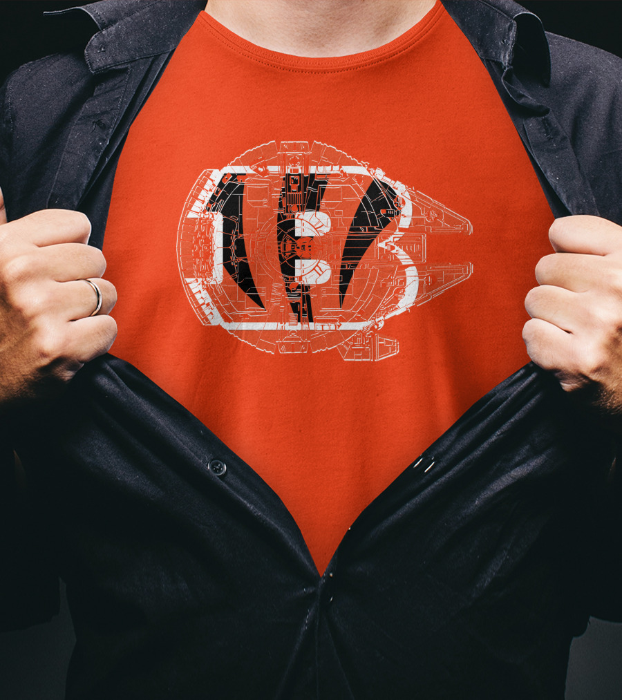 Cincinnati Bengals Millennium Falcon T-Shirt