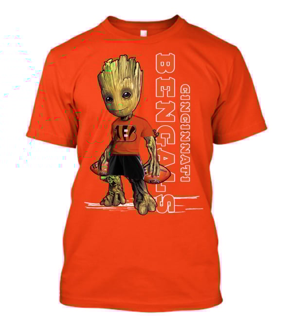 Groot V1 Cincinnati Bengals Football T-Shirt