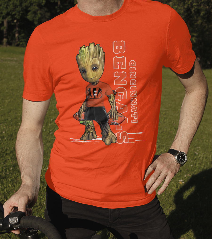 Groot V1 Cincinnati Bengals Football T-Shirt