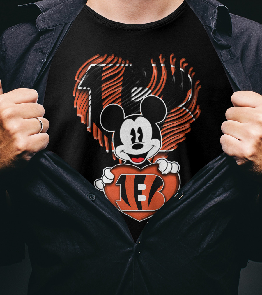 Mickey Mouse Cincinnati Bengals T-Shirt