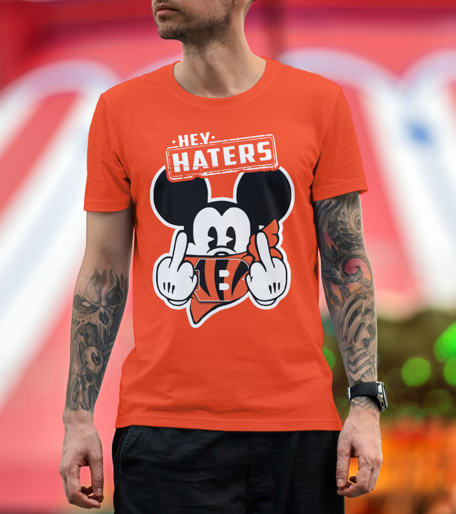 Hey Haters Mick V2 Cincinnati Bengals T-Shirt