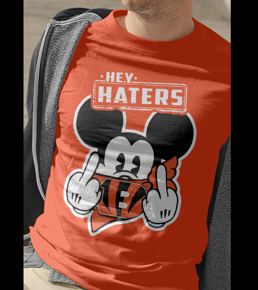 Hey Haters Mick V2 Cincinnati Bengals T-Shirt