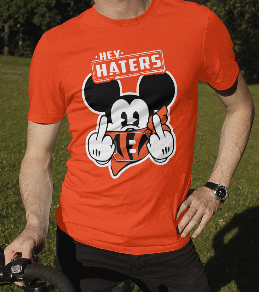 Hey Haters Mick V2 Cincinnati Bengals T-Shirt