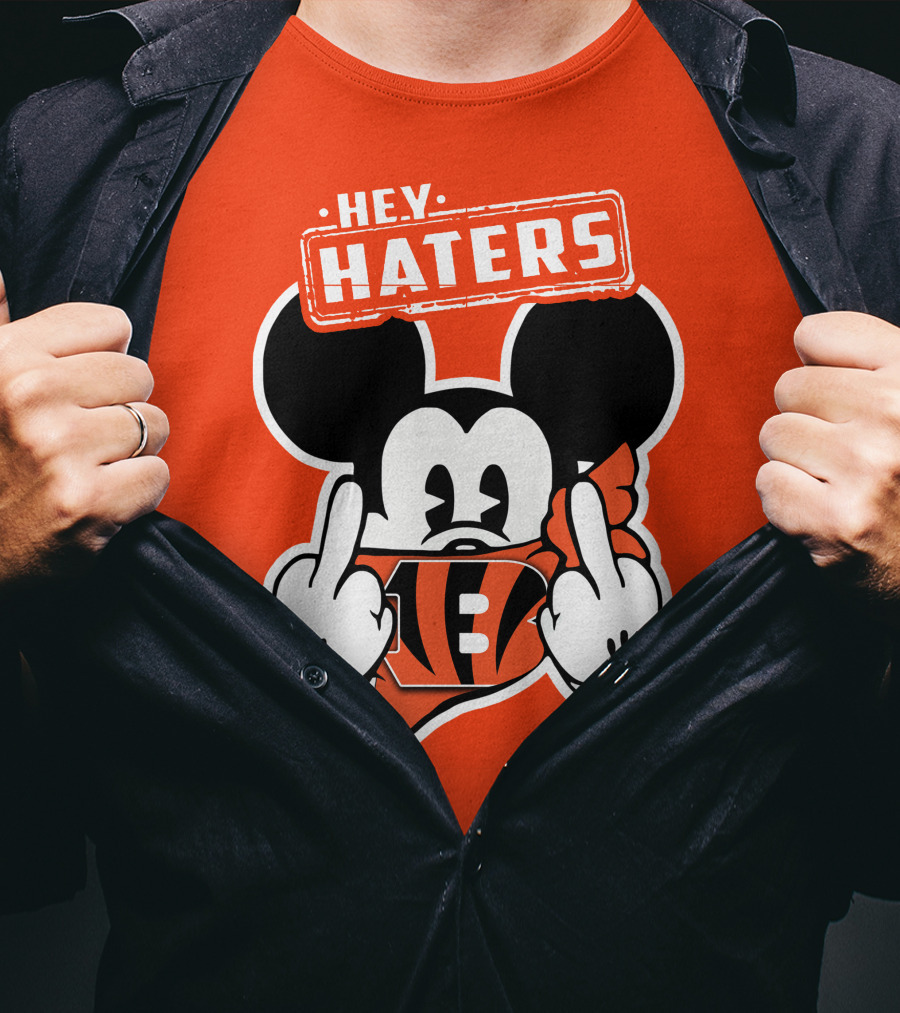 Hey Haters Mick V2 Cincinnati Bengals T-Shirt