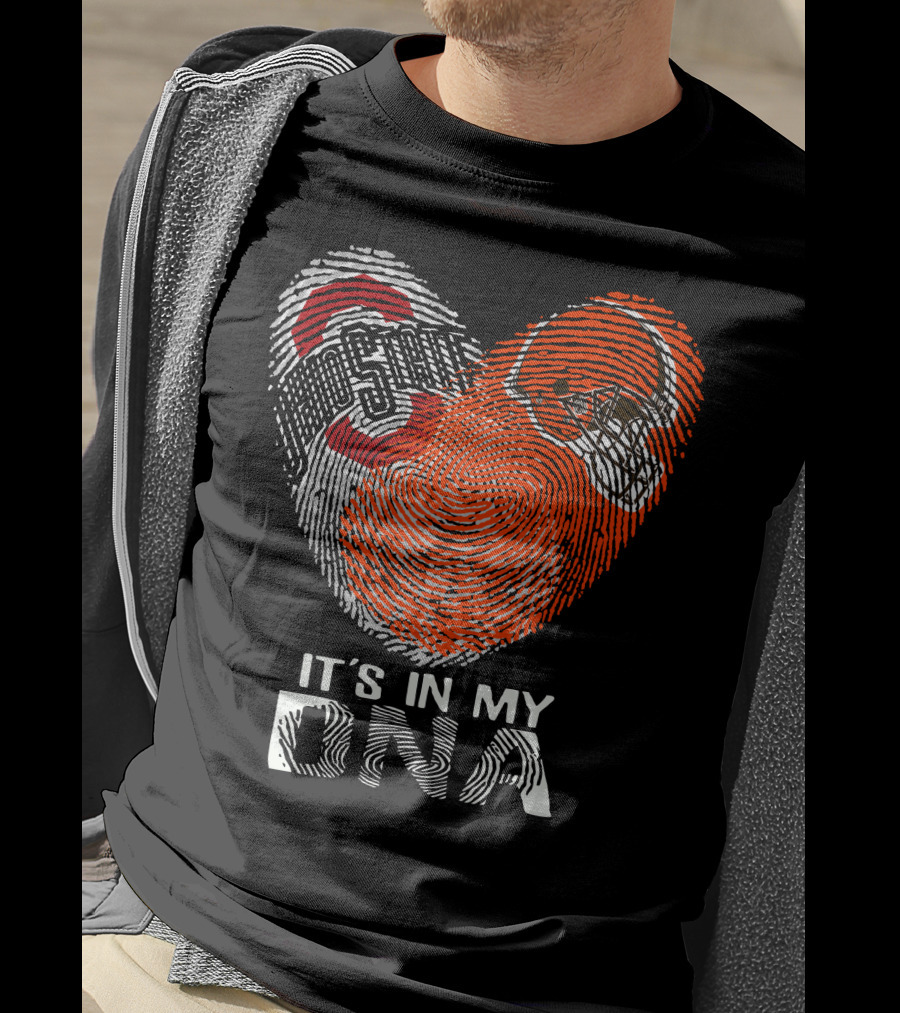 It's In My Dna Cleveland Browns Ohio State Buckeyes T-Shirt