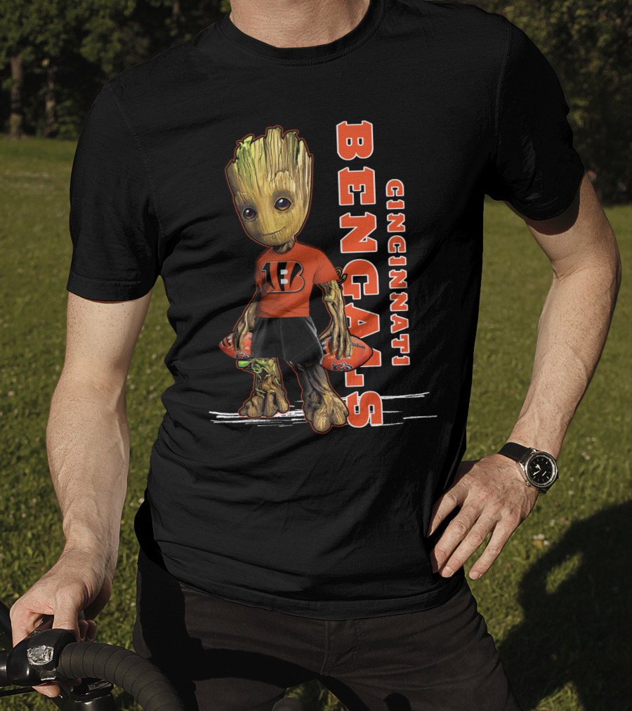 Groot Cincinnati Bengals Football Fan T-Shirt