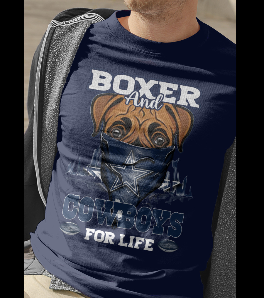 Boxer And Cowboys For Life T-Shirt