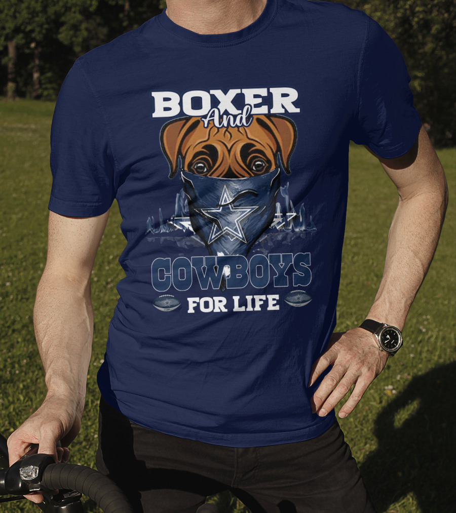 Boxer And Cowboys For Life T-Shirt